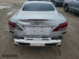 2010 Lexus IS 250C with VIN JTHFF2C26A2512433, listed as a Copart auction lot 74981574 with 0 mi miles and Salvage Title. Bid and sale history available at carsss.com. Image 6.