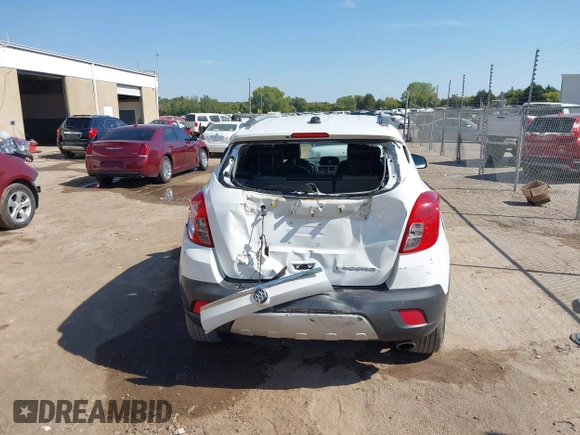 2016 Buick Encore with VIN KL4CJASB2GB712565, listed as a IAAI auction lot 40590890 with 184,612 mi miles and . Bid and sale history available at DreamBid. Image 16.