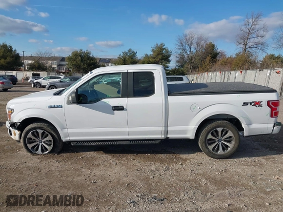 2020 Ford F-150 XL with VIN 1FTEX1EP3LKF50220, listed as a IAAI auction lot 41362614 with 37,258 mi miles. Bid and sale history available at carsss.com. Image 14.