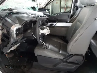 2021 Ford F-150 XL with VIN 1FTEX1CBXMKE12215, listed as a Copart auction lot 58756335 with Not provided miles and Salvage title. Bid and sale history available at DreamBid. Image 7.