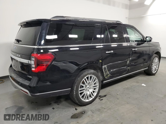 2024 Ford Expedition Max Limited with VIN 1FMJK2A80REA34966, listed as a Copart auction lot 45953305 with 25,357 mi miles and Clean title. Bid and sale history available at DreamBid. Image 3.