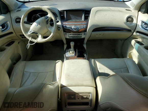 2014 Infiniti QX60 Hybrid with VIN 5N1CL0MM3EC515285, listed as a Copart auction lot 55140855 with 156,880 mi miles and Salvage Title. Bid and sale history available at DreamBid. Image 8.