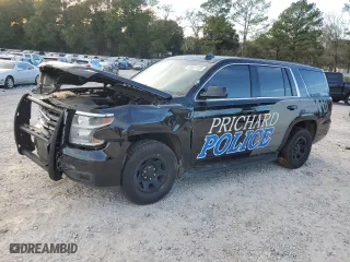 2020 Chevrolet Tahoe Commercial with VIN 1GNLCDEC4LR233952, listed as a Copart auction lot 41611725 with 67,107 mi miles and Salvage Title. Bid and sale history available at carsss.com. Image 1.