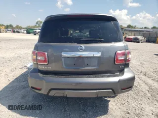 2020 Nissan Armada SL with VIN JN8AY2ND7L9109709, listed as a Copart auction lot 69056124 with 53,593 mi miles and Salvage Title. Bid and sale history available at carsss.com. Image 6.