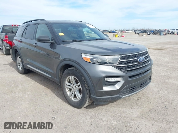 2020 Ford Explorer XLT z VIN 1FMSK7DH3LGA67680, wystawiony jako IAAI lot #41793104 z przebiegiem 57 409 mil mil oraz . Historia ofert i sprzedaży dostępna na DreamBid. Obrazek 1.