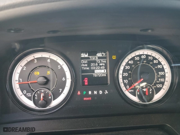 2019 Ram 1500 Classic Express with VIN 1C6RR7FG8KS506555, listed as a Copart auction lot 41378985 with 78,720 mi miles and Salvage Title. Bid and sale history available at carsss.com. Image 9.