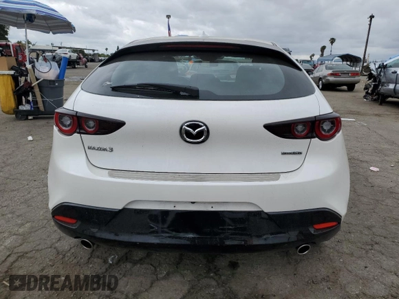 2022 Mazda Mazda3 Hatchback Premium with VIN JM1BPAML0N1518612, listed as a Copart auction lot 53709515 with 16,682 mi miles and Salvage Title. Bid and sale history available at carsss.com. Image 6.