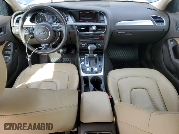 2015 Audi A4 Premium Plus with VIN WAUFFAFL7FN020965, listed as a Copart auction lot 45794985 with 136,897 mi miles and Salvage Title. Bid and sale history available at carsss.com. Image 8.
