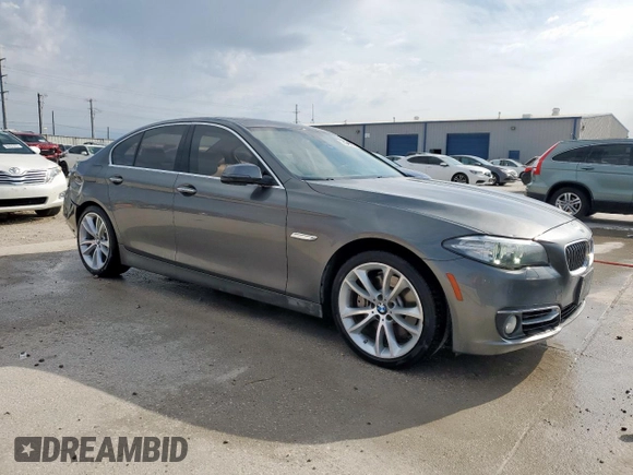 2014 BMW 5 Series 535i with VIN WBA5B1C5XED480073, listed as a Copart auction lot 50548555 with 101,179 mi miles and Clean Title. Bid and sale history available at carsss.com. Image 4.