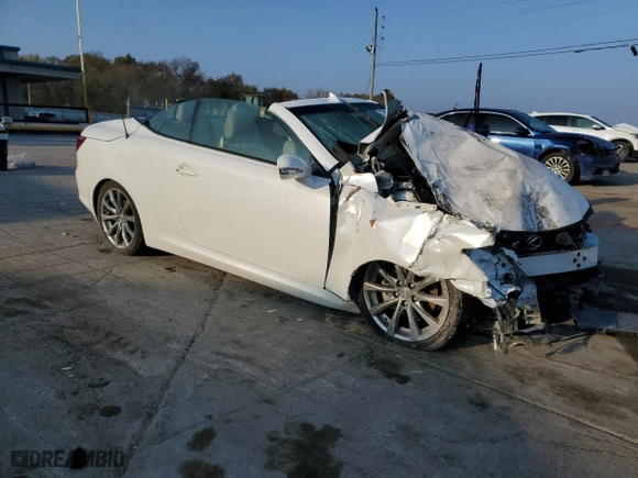 2015 Lexus IS 250C with VIN JTHFF2C21F2533472, listed as a Copart auction lot 77987354 with 0 miles and Salvage Title. Bid and sale history available at carsss.com. Image 4.