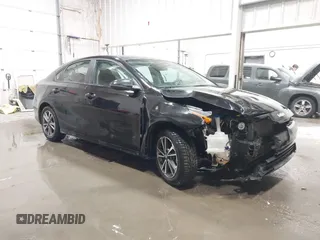2023 Kia Forte LXS with VIN 3KPF24AD6PE528446, listed as a IAAI auction lot 41693365 with 24,767 mi miles. Bid and sale history available at carsss.com. Image 1.