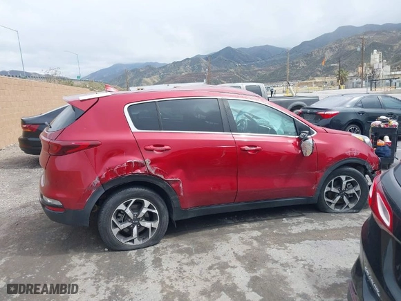 2022 Kia Sportage LX with VIN KNDPM3AC7N7952067, listed as a IAAI auction lot 41769267 with 45,482 mi miles. Bid and sale history available at carsss.com. Image 13.