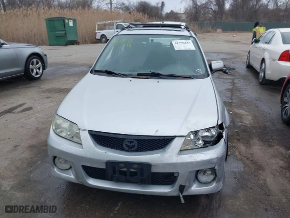 2002 Mazda Protege5 with VIN JM1BJ246221563595, listed as a IAAI auction lot 41796425 with 184,103 mi miles. Bid and sale history available at carsss.com. Image 11.