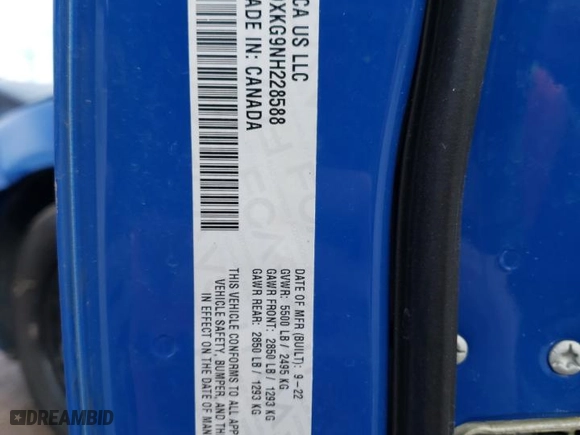 2022 Dodge Charger Police with VIN 2C3CDXKG9NH228588, listed as a Copart auction lot 47269145 with 0 mi miles and Salvage Title. Bid and sale history available at carsss.com. Image 12.