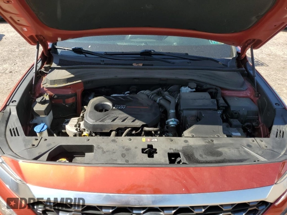 2020 Hyundai Santa Fe SEL with VIN 5NMS3CAAXLH186434, listed as a Copart auction lot 53346755 with 69,664 mi miles and Salvage Title. Bid and sale history available at DreamBid. Image 12.
