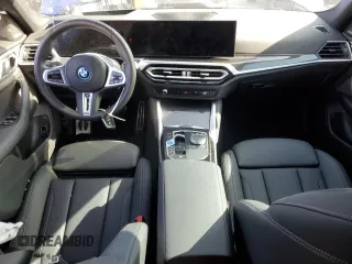 2024 BMW i4 M50 with VIN WBY33AW07RFS19600, listed as a Copart auction lot 53030904 with 1,985 mi miles and Salvage Title. Bid and sale history available at carsss.com. Image 8.