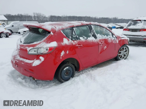 2012 Mazda 3 Mazdaspeed3 Touring with VIN JM1BL1L31C1682915, listed as a IAAI auction lot 41310903 with 130,298 mi miles and . Bid and sale history available at DreamBid. Image 4.
