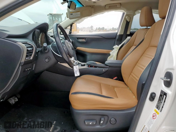 2016 Lexus NX 200t with VIN JTJYARBZ4G2041887, listed as a Copart auction lot 59866895 with 37,916 mi miles and Salvage title. Bid and sale history available at DreamBid. Image 7.