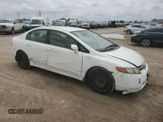 2008 Honda Civic LX with VIN 2HGFA165X8H328874, listed as a Copart auction lot 53708555 with 99,868 mi miles and Salvage Title. Bid and sale history available at DreamBid. Image 4.