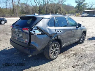 2024 Toyota RAV4 Hybrid XLE Premium with VIN 4T3B6RFV9RU161308, listed as a IAAI auction lot 41587148 with 8,952 mi miles. Bid and sale history available at carsss.com. Image 4.
