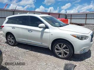 2015 Infiniti QX60 with VIN 5N1AL0MM7FC527660, listed as a IAAI auction lot 42478349 with 146,649 mi miles and . Bid and sale history available at DreamBid. Image 13.