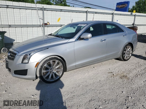 2014 Cadillac ATS Luxury RWD z VIN 1G6AB5RX5E0104618, wystawiony jako Copart lot #56662495 z przebiegiem 125 131 mil mil oraz Szkoda całkowita • Salvage title. Historia ofert i sprzedaży dostępna na DreamBid. Obrazek 1.