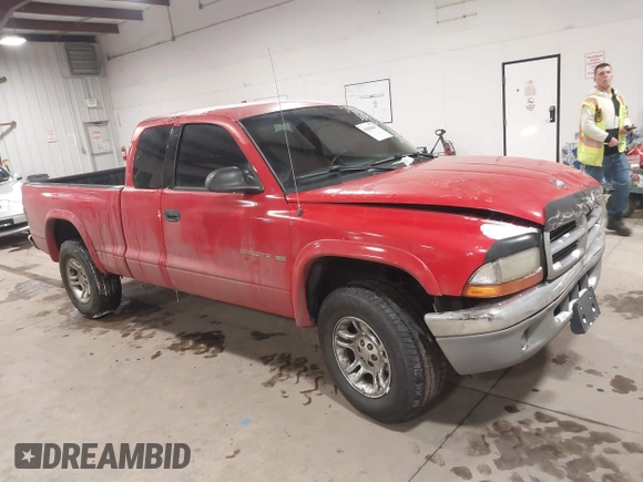 2001 Dodge Dakota Sport with VIN 1B7GG22N81S348763, listed as a IAAI auction lot 41566847 with 290,298 mi miles and . Bid and sale history available at carsss.com. Image 1.