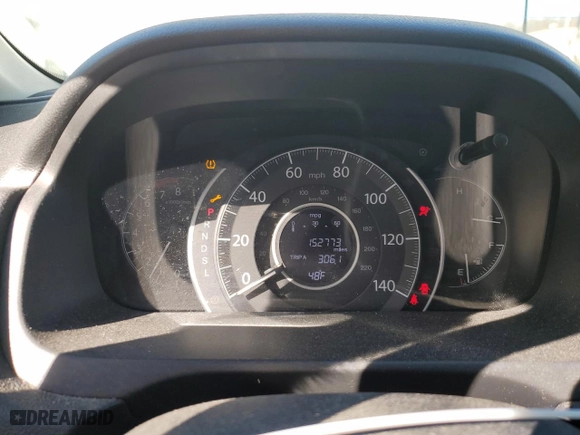 2016 Honda CR-V EX-L with VIN 5J6RM4H74GL115949, listed as a Copart auction lot 48463955 with 152,773 mi miles and Salvage Title. Bid and sale history available at carsss.com. Image 9.