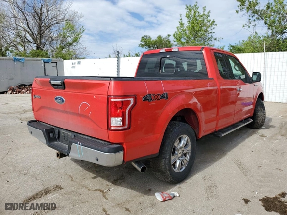 2015 Ford F-150 XLT with VIN 1FTEX1EP9FKD24994, listed as a Copart auction lot 50336184 with 171,159 mi miles and Salvage Title. Bid and sale history available at carsss.com. Image 3.