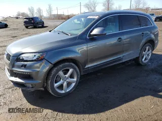 2015 Audi Q7 Vorsprung Edition with VIN WA1WGCFE2FD023916, listed as a Copart auction lot 49116485 with 77,112 mi miles and Salvage title. Bid and sale history available at DreamBid. Image 1.