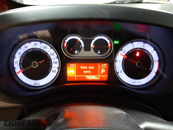 2015 FIAT 500L Easy with VIN ZFBCFABH3FZ034171, listed as a Copart auction lot 86753914 with 79,336 mi miles and Salvage title. Bid and sale history available at DreamBid. Image 9.