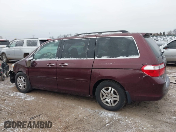 2007 Honda Odyssey EX-L with VIN 5FNRL38657B449372, listed as a IAAI auction lot 41508969 with 149,740 mi miles. Bid and sale history available at carsss.com. Image 14.