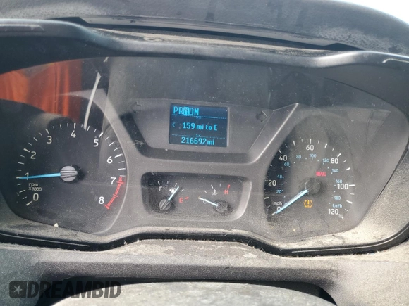 2018 Ford Transit with VIN 1FTYR2CM7JKA03177, listed as a Copart auction lot 74734674 with 216,692 mi miles and Salvage Title. Bid and sale history available at carsss.com. Image 9.