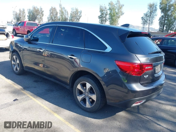 2014 Acura MDX with VIN 5FRYD3H27EB012782, listed as a IAAI auction lot 41992935 with 166,139 mi miles and . Bid and sale history available at DreamBid. Image 3.