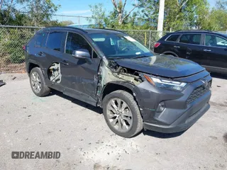 2023 Toyota RAV4 XLE Premium with VIN 2T3A1RFV7PW392991, listed as a IAAI auction lot 41740391 with 16,599 mi miles. Bid and sale history available at carsss.com. Image 1.