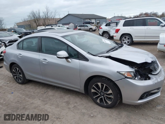 2013 Honda Civic EX-L with VIN 2HGFB2F97DH585930, listed as a IAAI auction lot 42052923 with 187,239 mi miles and . Bid and sale history available at DreamBid. Image 13.