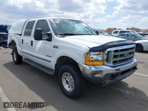 2000 Ford F-250 XL with VIN 1FTNW21F1YEB77397, listed as a IAAI auction lot 41934134 with 344,782 mi miles and . Bid and sale history available at DreamBid. Image 1.