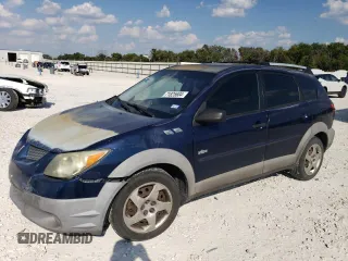 2003 Pontiac Vibe with VIN 5Y2SL62873Z436379, listed as a Copart auction lot 71825604 with 154,945 mi miles and Salvage Title. Bid and sale history available at carsss.com. Image 1.