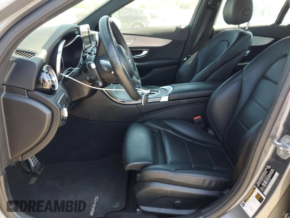 2018 Mercedes-Benz C 300 with VIN 55SWF4JB3JU280093, listed as a Copart auction lot 64334245 with 65,251 mi miles and Salvage title. Bid and sale history available at DreamBid. Image 7.