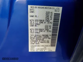 2012 Nissan Frontier SV with VIN 1N6AD0FV8CC467064, listed as a Copart auction lot 84077784 with 171,601 mi miles and Salvage Title. Bid and sale history available at carsss.com. Image 14.