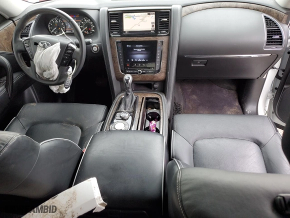2021 Infiniti QX80 PREMIUM SELECT with VIN JN8AZ2AF1M9720499, listed as a Copart auction lot 71835104 with 55,653 mi miles and Salvage Title. Bid and sale history available at carsss.com. Image 8.