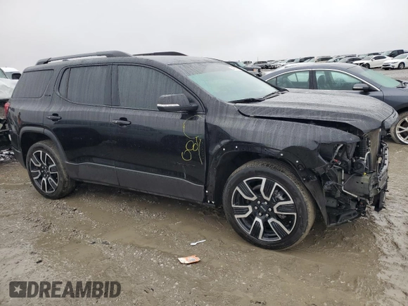 2021 GMC Acadia SLE with VIN 1GKKNKLS9MZ174576, listed as a Copart auction lot 44531895 with 59,140 mi miles and Salvage Title. Bid and sale history available at DreamBid. Image 4.