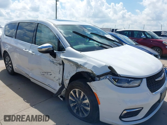 2023 Chrysler Pacifica Hybrid Limited with VIN 2C4RC1S75PR559106, listed as a IAAI auction lot 42613325 with 62,749 mi miles and . Bid and sale history available at DreamBid. Image 1.