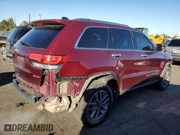 2022 Jeep Grand Cherokee WK Limited with VIN 1C4RJFBG0NC186212, listed as a Copart auction lot 82212964 with 76,572 mi miles and Salvage Title. Bid and sale history available at carsss.com. Image 3.