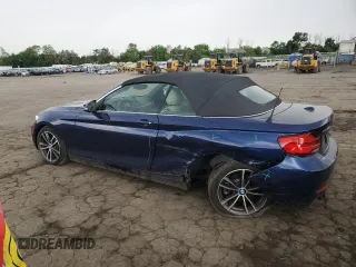 2019 BMW 2 Series 230i xDrive with VIN WBA2K1C55K7D46751, listed as a Copart auction lot 56093404 with 35,196 mi miles. Bid and sale history available at carsss.com. Image 2.