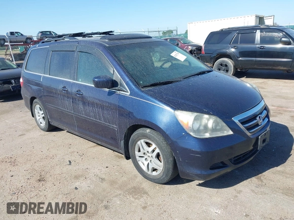 2006 Honda Odyssey EX-L с VIN 5FNRL38686B099072, выставлен на аукционе IAAI как лот 42237749 с пробегом 229 418 миль миль и . История ставок и продаж доступна на DreamBid. Изображение 1.