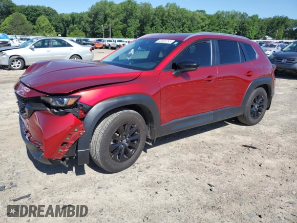 2024 Mazda CX-50 S Premium z VIN 7MMVABDM0RN177966, wystawiony jako Copart lot #58068755 z przebiegiem 24 237 mil mil oraz Szkoda całkowita • Salvage title. Historia ofert i sprzedaży dostępna na DreamBid. Obrazek 1.