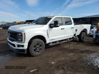 2024 Ford F-350 XL with VIN 1FT8W3BT7REE07436, listed as a Copart auction lot 41823075 with 16,514 mi miles and Salvage Title. Bid and sale history available at DreamBid. Image 1.