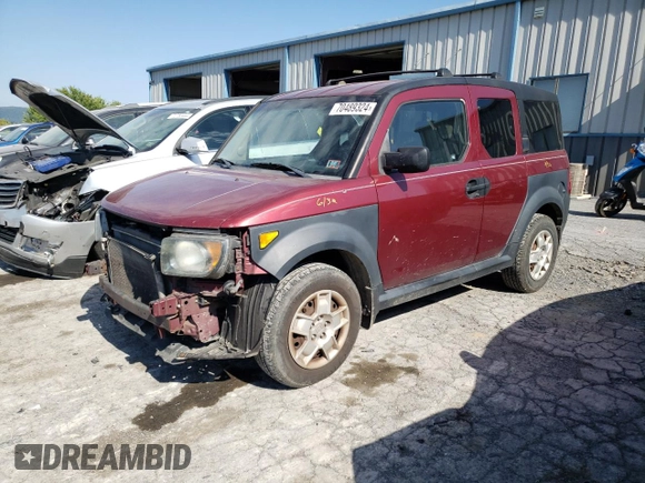 2007 Honda Element with VIN 5J6YH27317L001376, listed as a Copart auction lot 70489324 with 226,275 mi miles and Salvage Title. Bid and sale history available at DreamBid. Image 1.