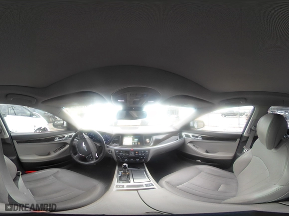2016 Hyundai Genesis 3.8L with VIN KMHGN4JE6GU140327, listed as a IAAI auction lot 41623499 with 72,942 mi miles. Bid and sale history available at carsss.com. Image 18.